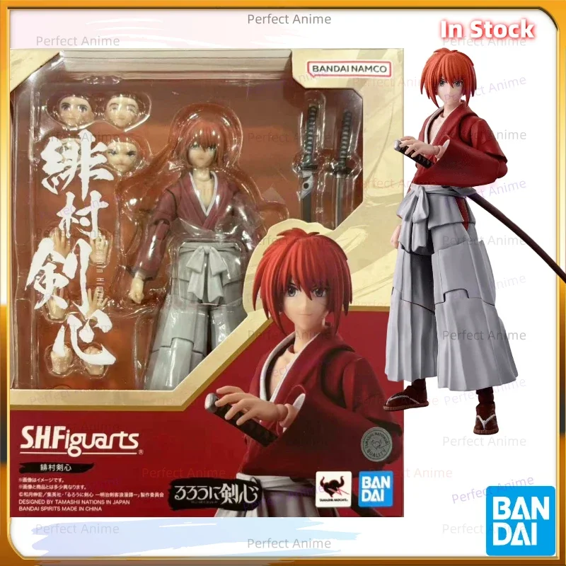 

Bandai SHF Rurouni Kenshin Himura Kenshin Meiji Swordsman Himura Battosai Подвижные суставы в наличии 100% оригинал