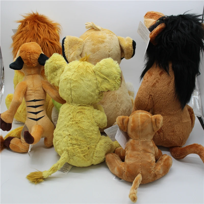 1piece Disney Original Original The Lion King Simba's Father Mufasa Plush Toy Simba Scar Timon Zazu Anime Plush soft toys