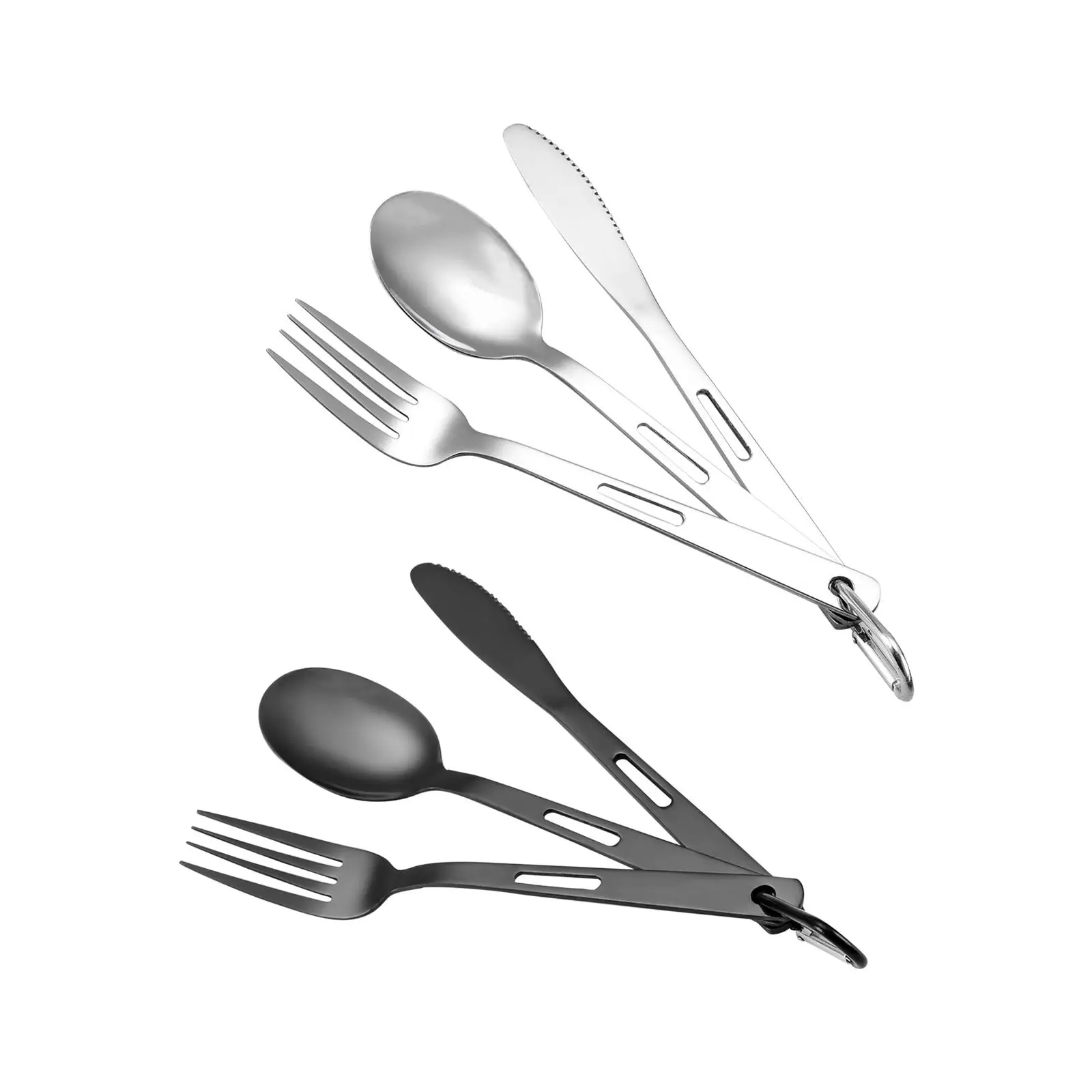 Camping Cutlery Set Cookware Outdoor Tableware for Travel Hiking Party
