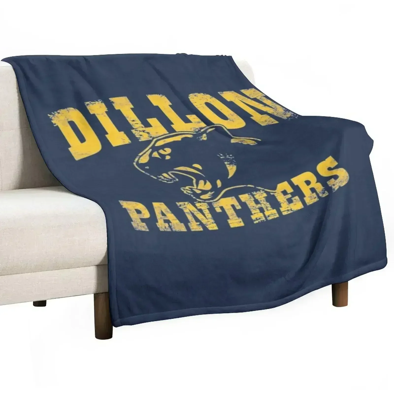 Cobertor Dillon Panthers, cobertor de flanela quente para sofá, cadeira, quarto