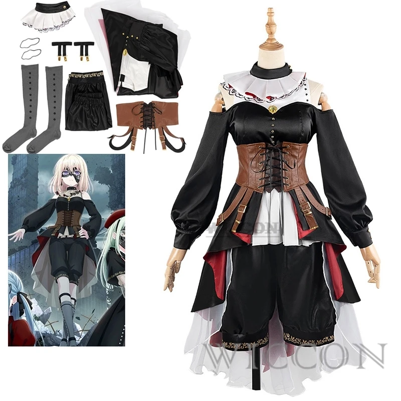 BanG Dream! Misumi Uika Cosplay Costume It's MyGO!!!!! Misumi Uika Oblivionis Princess Dress Gothic Style lolita cosplay role