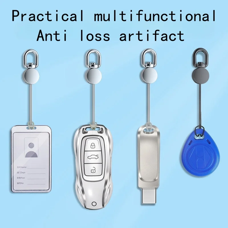 360 Rotatable Lanyard Keychain Stylish Anti-Lost Rope