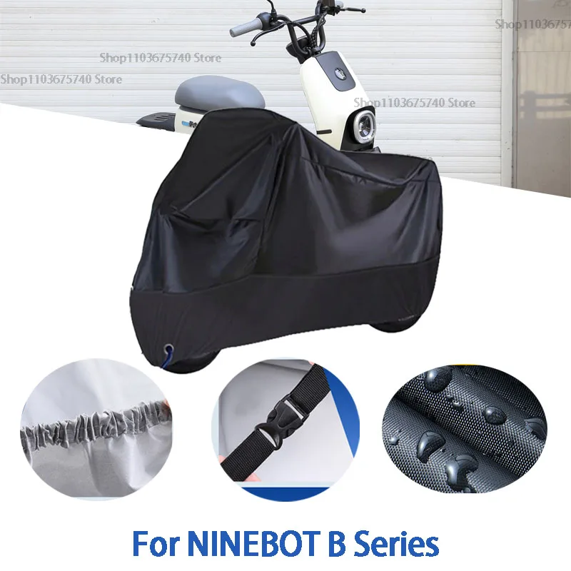 

Полные чехлы для мотоциклов серии NINEBOT B, автомобильные чехлы на открытом воздухе, защита от солнца, пыли, без ушей, утолщенные оксфордские чехлы, аксессуары