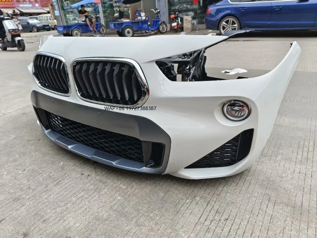 For X2 F39 Original Front Nose Assembly Front Bumper Grille Headlight Fog Lamp Water tank Frame Condenser Anticollision Beam