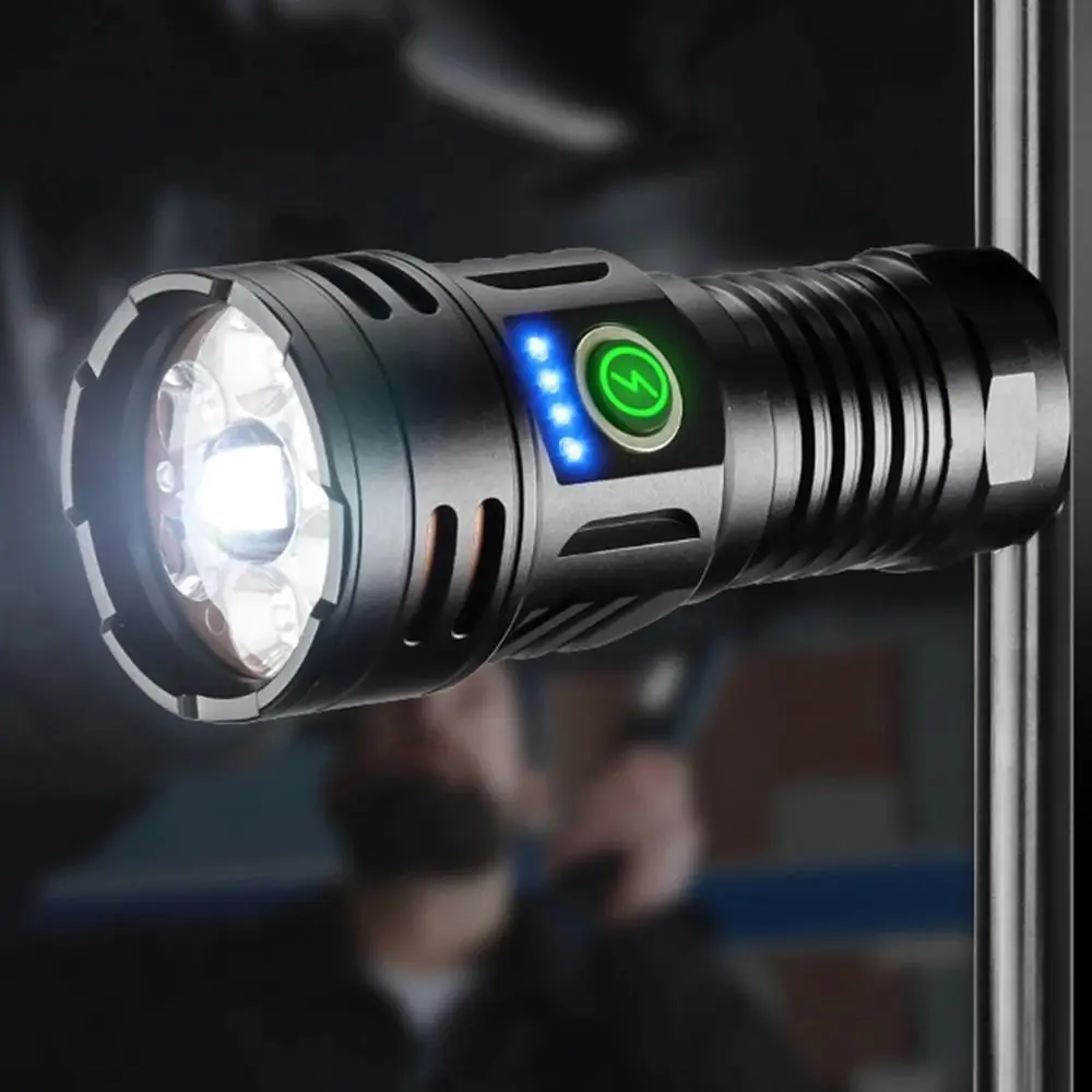 

Magnetic Long-range Spotlight Aluminum Alloy Fast Charging Rechargeable Flashlight Waterproof Multi-function Handheld Lamp