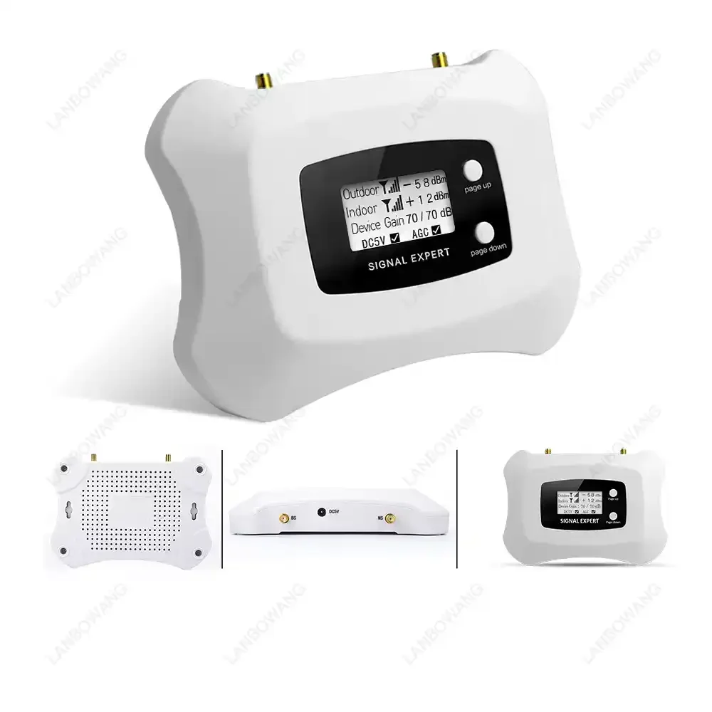 1700/2100Mhz AWS 4G Signal Repeater Amplifier Full Kit Cellular Network Booster With Antenna Accessories
