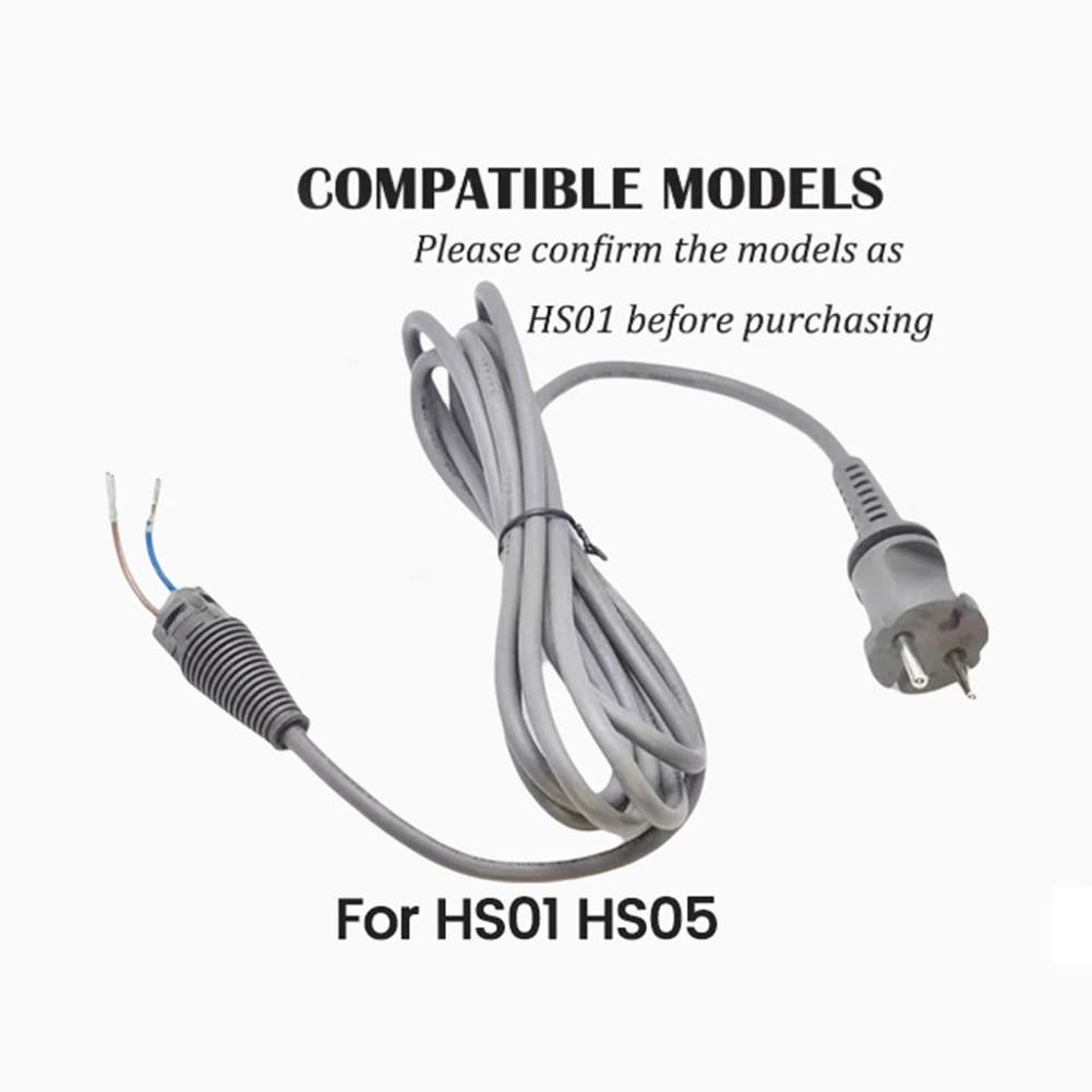 B26B Replacement Hair Dryer Cable for Dyson HS01/HS05 Hair Styler Hair Rod Power Cord AC Charger Cable EU Plug