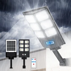 Impermeável Motion Sensor Iluminação, Outdoor Solar Flood Lights, Street Lamp, 3 Modos, 180 ° ajustável para Parking Lot, Quintal, 150W