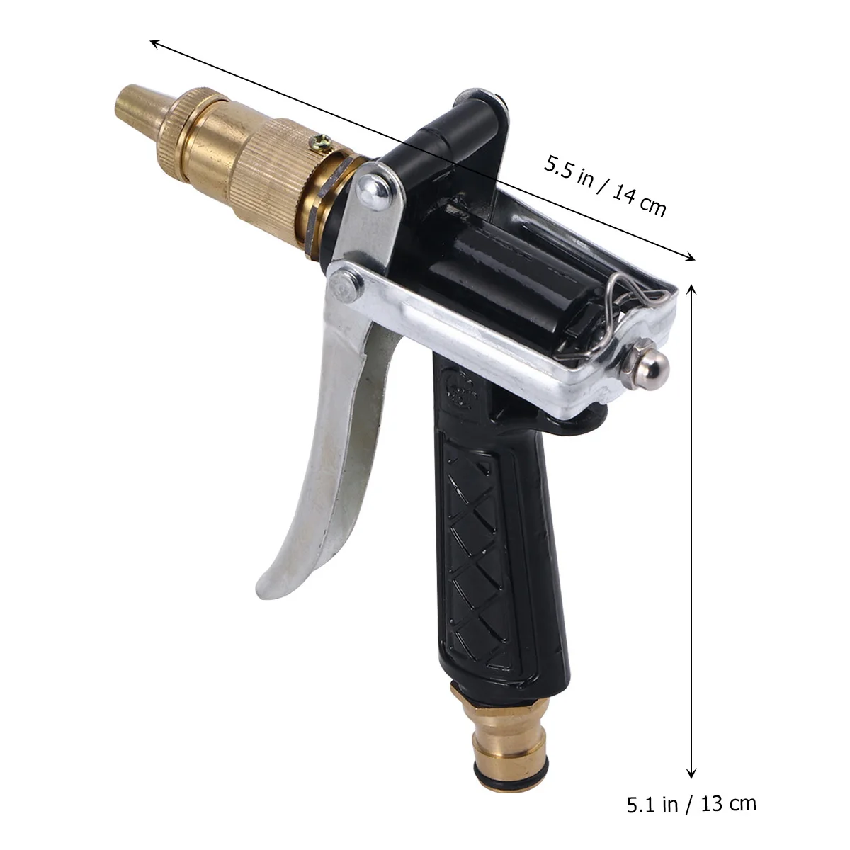 Nosel Cuci Mobil Tekanan Tinggi Alat Semprot Selang Taman yang Dapat Disesuaikan Untuk Mencuci Kendaraan Sepeda Motor Pembersih Rumput Penyemprot Penyiraman