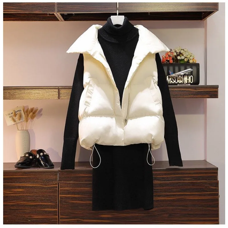 

Женская осенне-зимняя новая теплая модная свободная повседневная куртка с воротником-стойкой на плечах, пуховая хлопковая куртка с уменьшением возраста