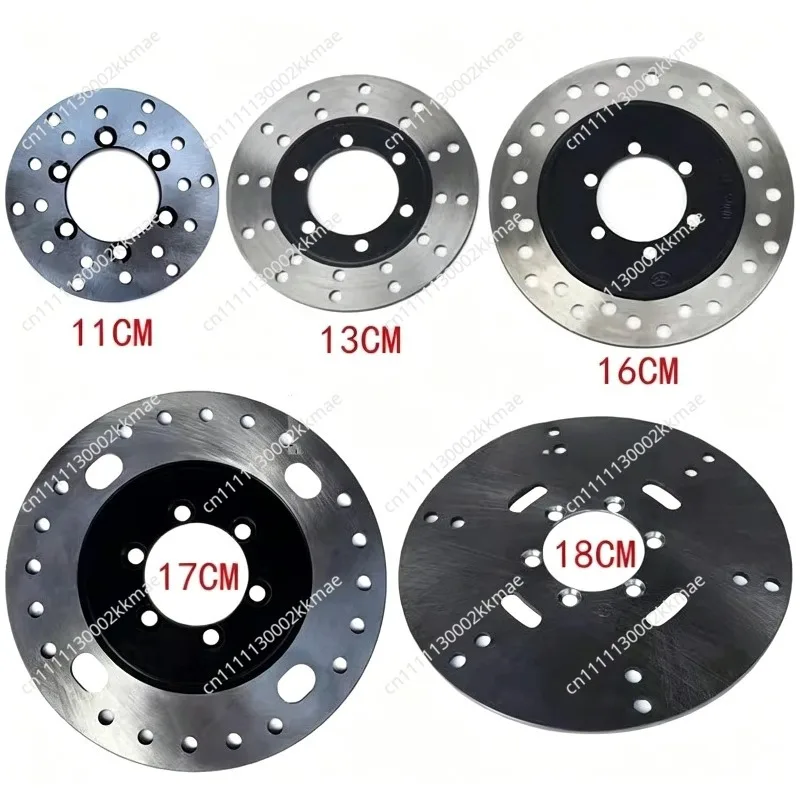 Modified ATV Kart Croissant Flange Front Disc Brake Disc 110/130/160/180MM 6-hole Brake Disc