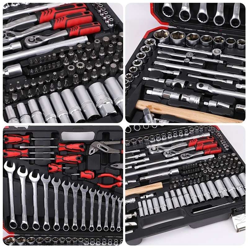 

Automotive Mechanical Repair Complete Socket Wrench Kit Portable Mobile Tool Cabinet Hand Carry Tool Bag