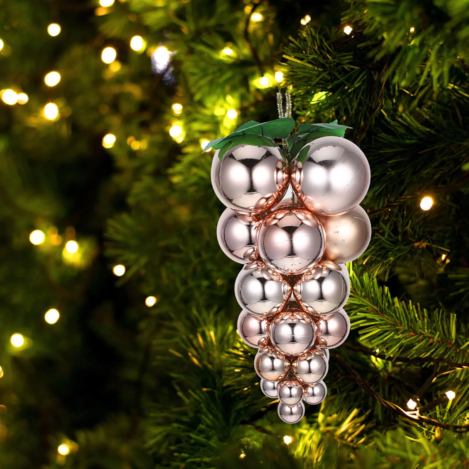 

Christams Ball Green Christmas Tree Decoration Decorative Ornaments Hanging Artificial Grape