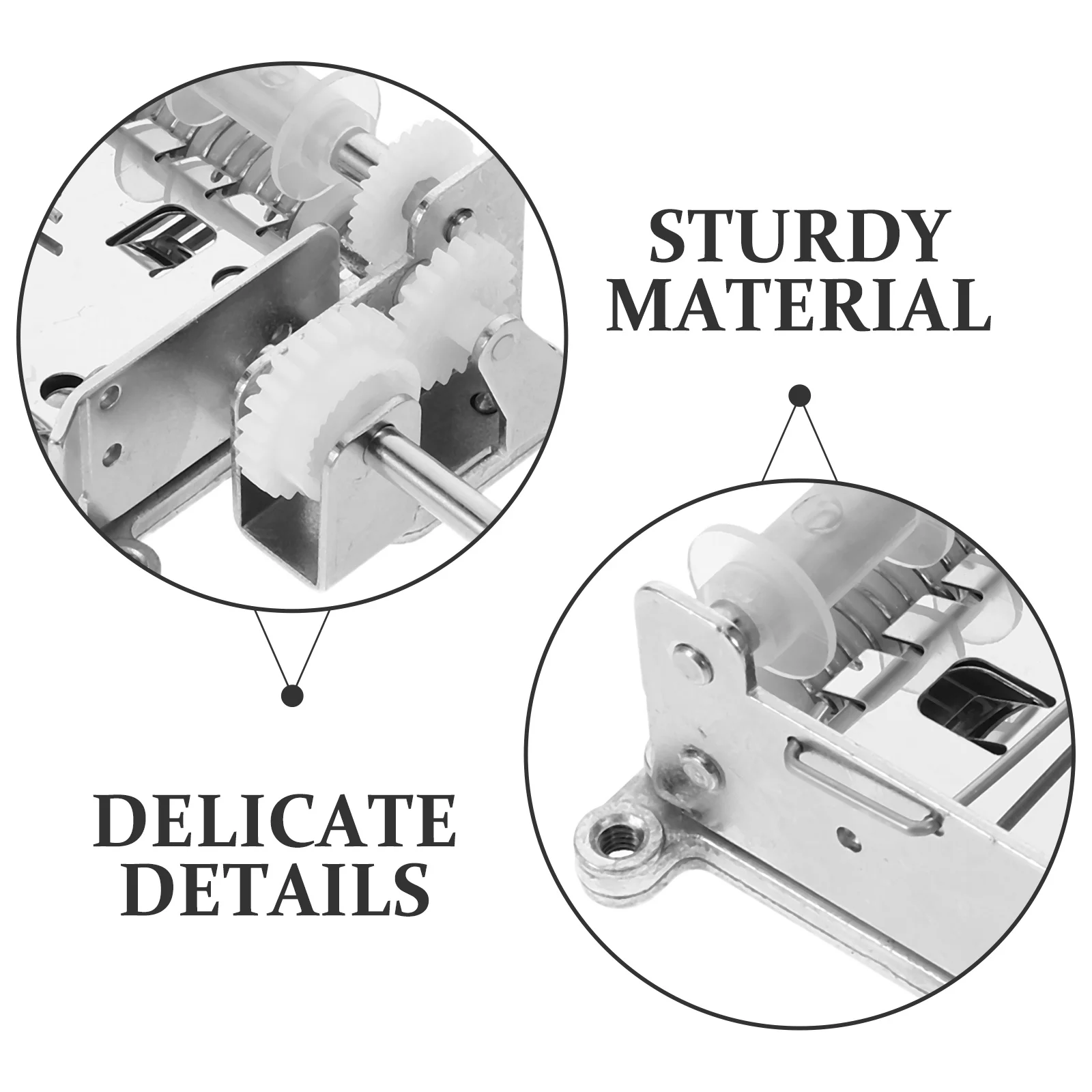 15음 핸드 크랭크 뮤직 박스 메커니즘 DIY 멜로디 제작 공예 교체 부품 뮤직 박스 무브먼트 액세서리 홈 데코용