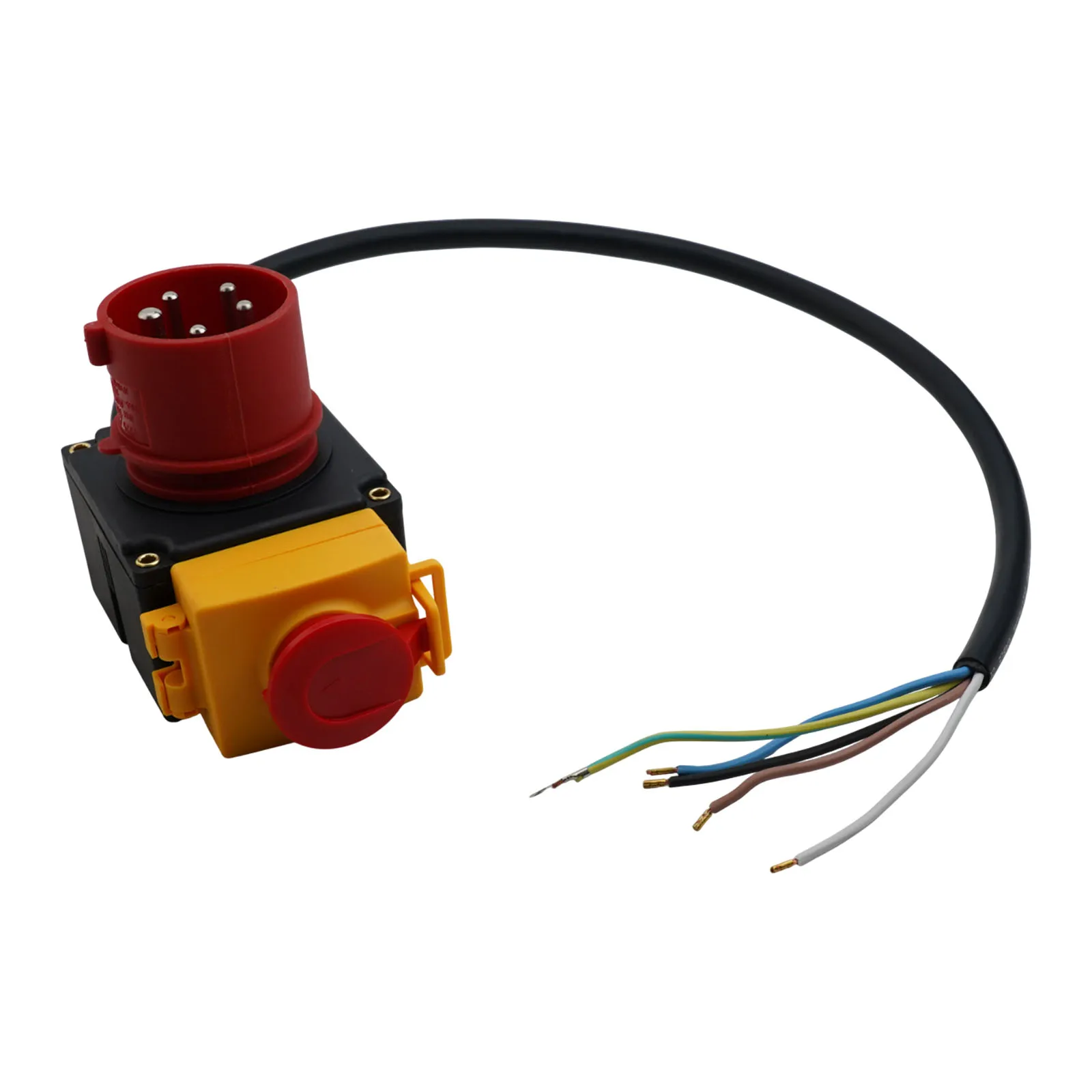 138x78x110mm Machine Switch Undervoltage Release Thermal Contact IP54 Rated Metal And PVC Materials Pre-prepared Cable