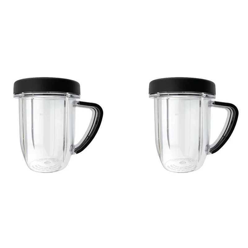 

UNCL 2X Сменная банка на 30 унций с кружкой-ручкой и кольцом для губ для Nutribullet RX 1700 Вт NB-301, N17-1001, NBM-U0272