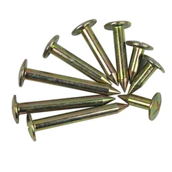 20 PCS High Hardness Galvanized steel Cross Nail Surveying Mag Nail Settlement Observation measuring spike 3cm 5cm 7cm 10cm