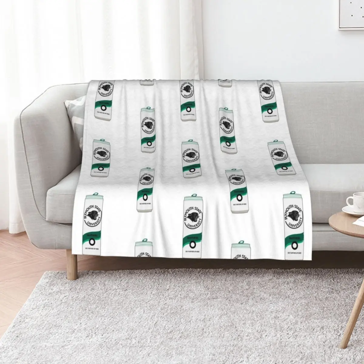 

plymouth state university sticker!! Throw Blanket Fashion Sofas Weighted Tourist Summer Beddings Blankets