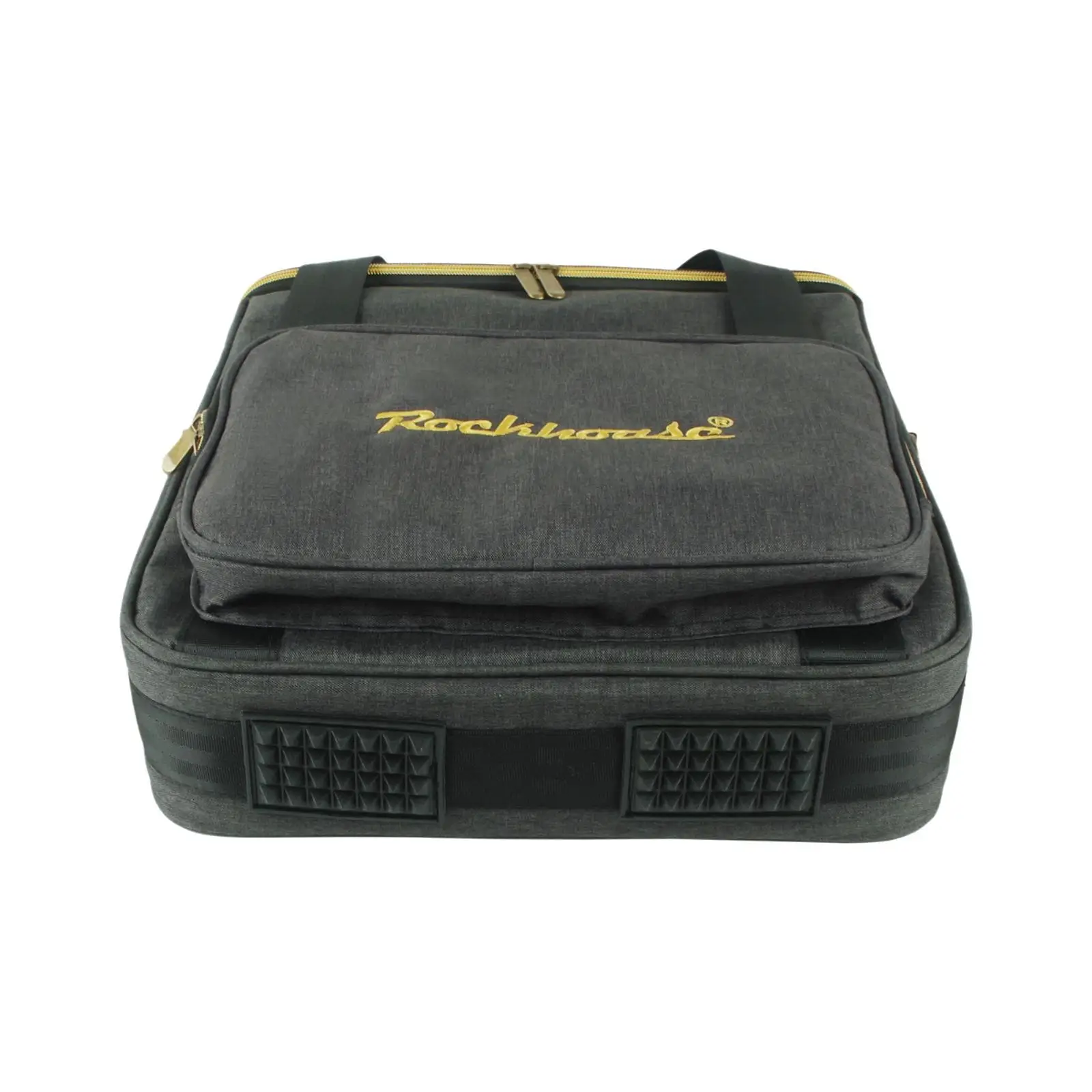 Portable Vinyl Record Case with 8mm Padding Durable Record Holder Bag for DJ Travel Storage Compatible with 12 Inch LP Vinyls
