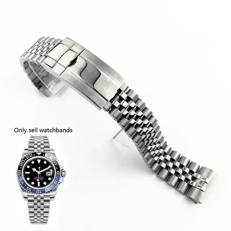 

904 Jubilee Watchbands For Rolex Sub GMT Yacht Daytona 20mm 21mm Men Strap Luxury watch chain Mod Parts Replacement Accessories
