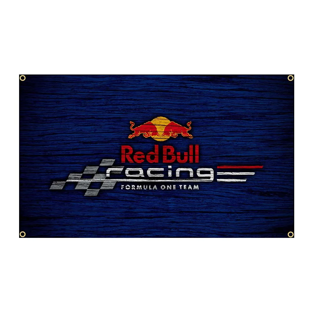 90x150cm 3X5FT R-Red B-Bull Pride Flag Polyester Digital Printing Racing Banner for Garage Wall Art Out Door Decoration