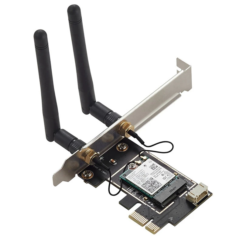 BE200 PCIE Wifi 7 Network Card 5G/6G PCI Express 4.0 X1 Wireless Bluetooth BT5.4 802.11AX Tri-Band 8774Mb For WIN10/11