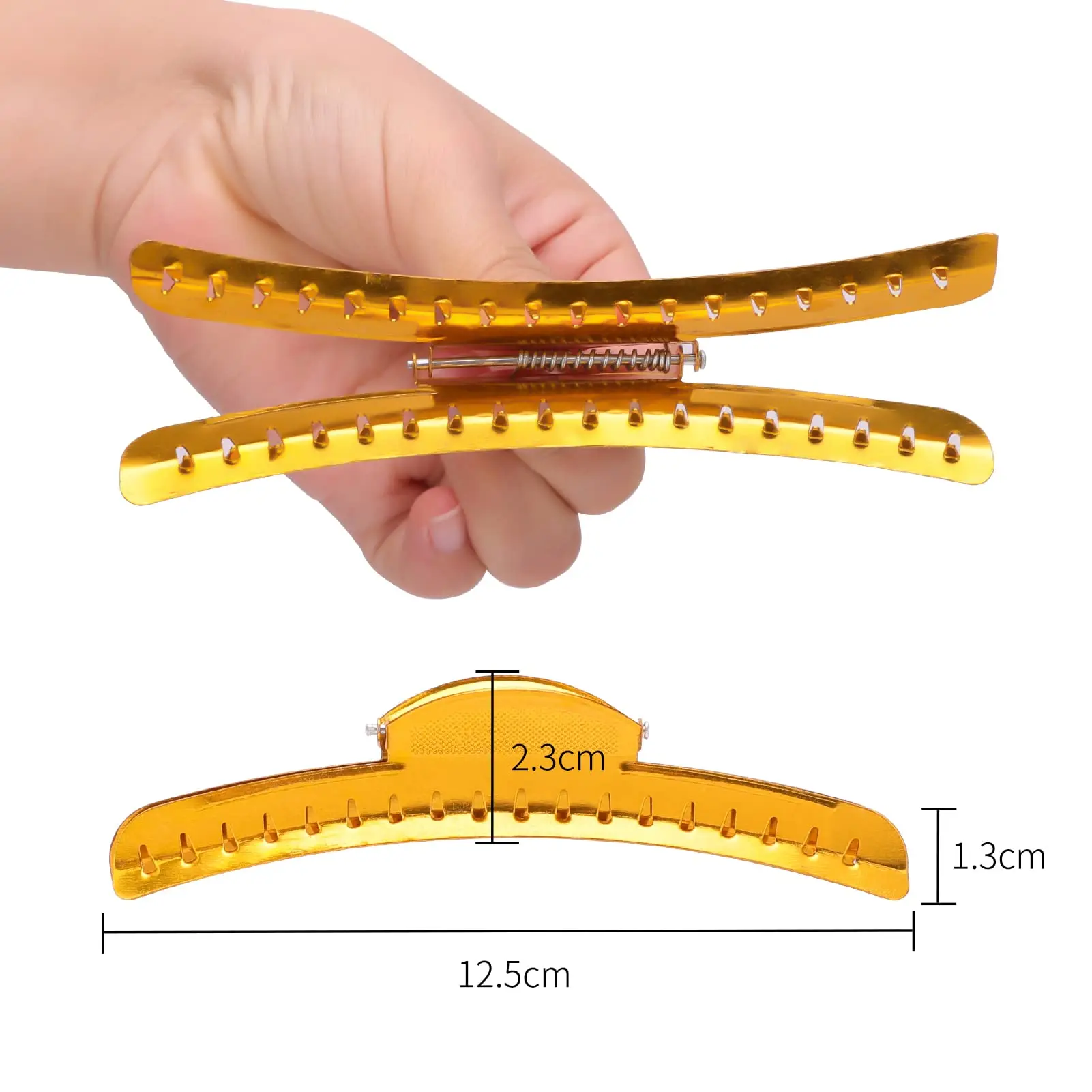

Salon Professional Metal Clip Of Hairdressing Hair Wave Aluminum Hairpin Barber Hairclips Stlying Tools Barbershop Accessories