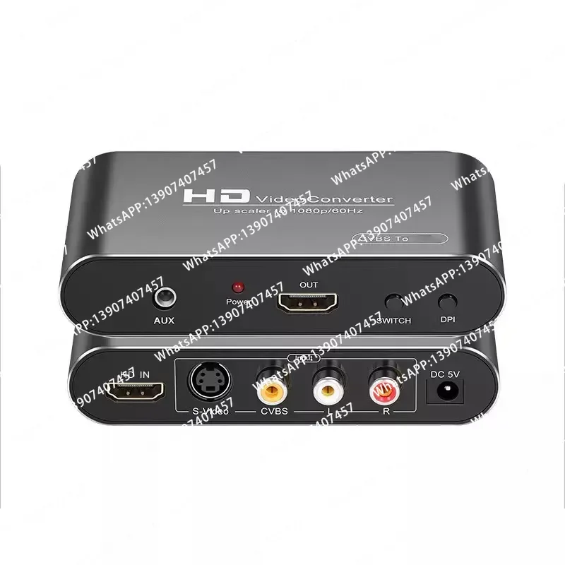 AV to hdmi converter s terminal s-video to hdmi switcher ps2/wii three-color line set-top box connected to high definition TV
