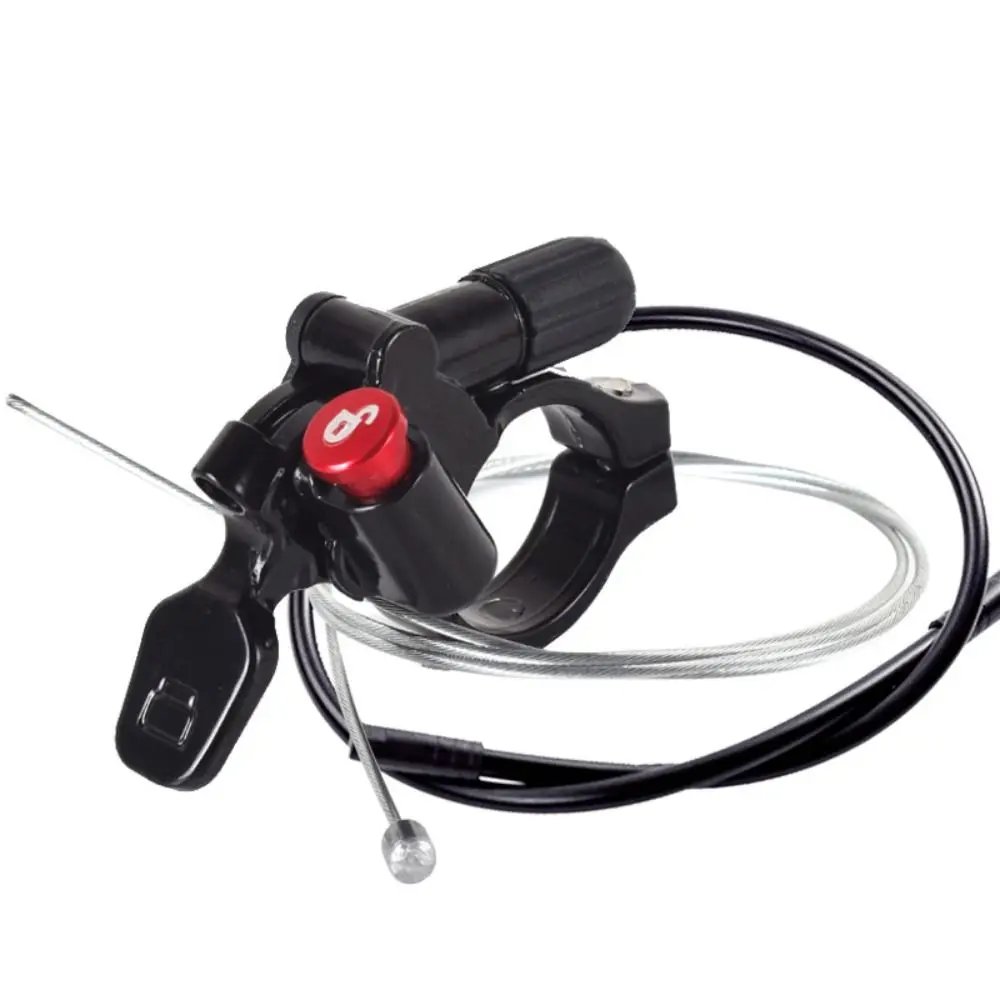

Aluminum Alloy Lockout Wire Switch Silver Shock Absorption Dropper Remote Easy To Install Bicycle Accessories Mtb Bike