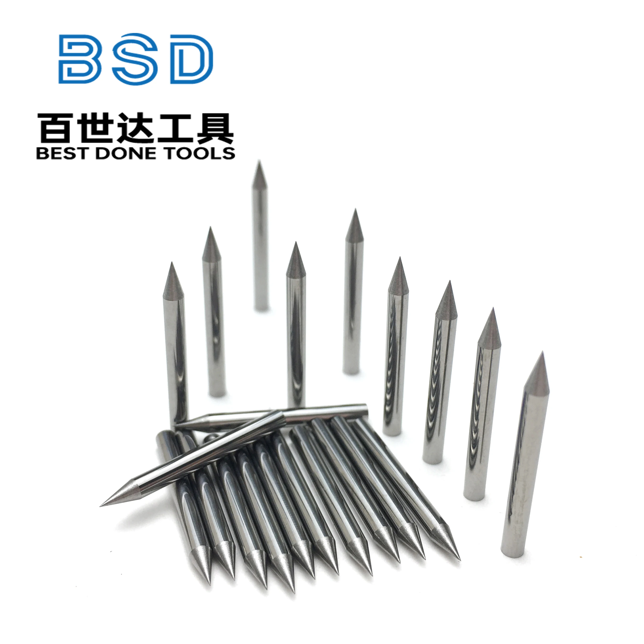 5pcs Tungsten Carbide Sharp Rods, Tungsten Carbide Needles for Marking in Tile and Glass 2*20mm