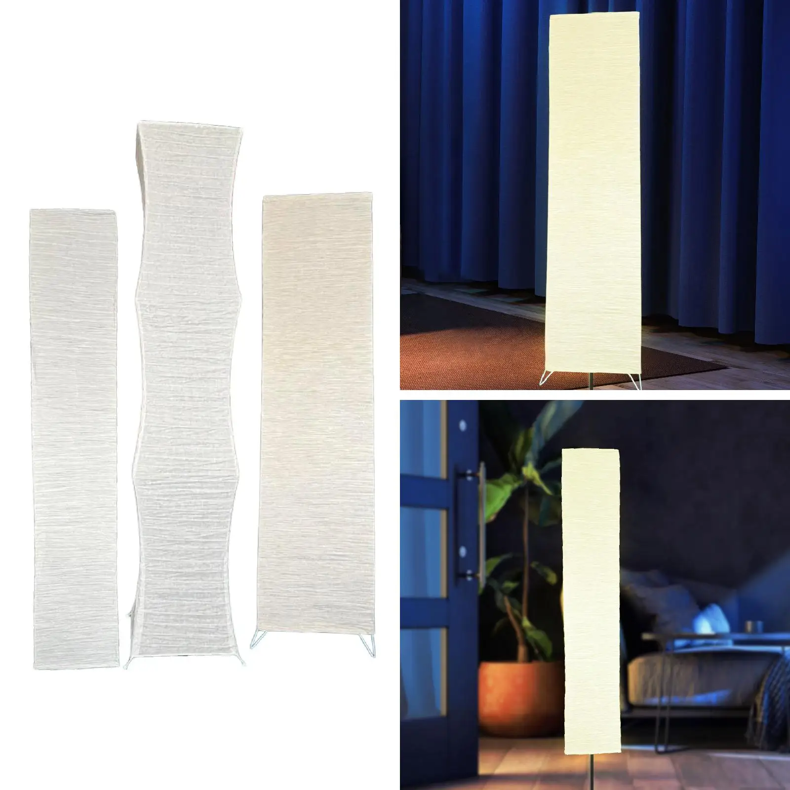 1x Creative LED Paper Lampshade Nordic Floor Light Cover Home Lamp Shade Decorative Light Accessory Soft Eye Protection Lighting