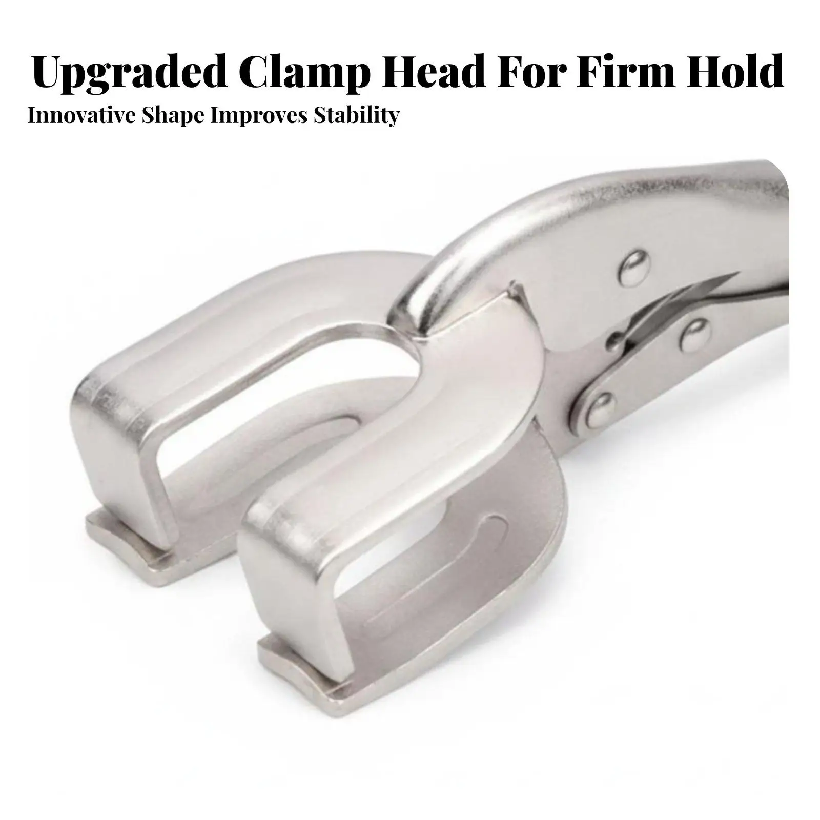 Welding Clamp Adjustable U Shaped Locking Pliers Secure Grip Carbon Steel Construction for DIY and Workshop Use
