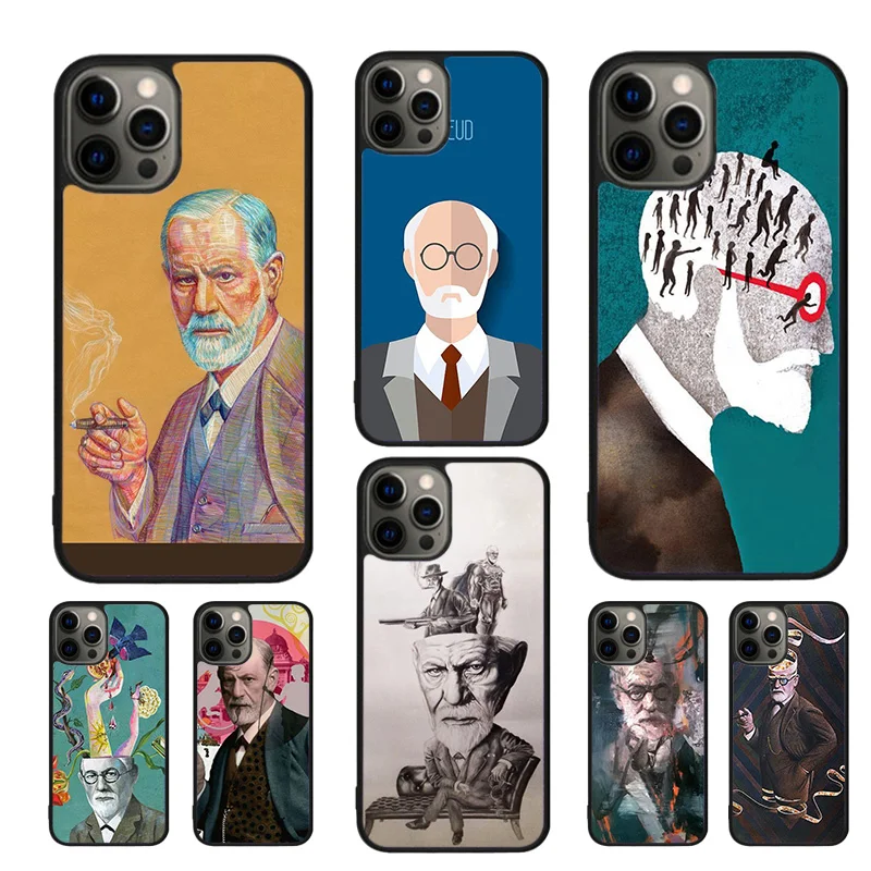 Sigmund Freud Mobile Phone Cases Cover For iPhone 16 15 14 12 13 mini 11 Pro MAX apple 6 7 8 Plus SE2020 Coque