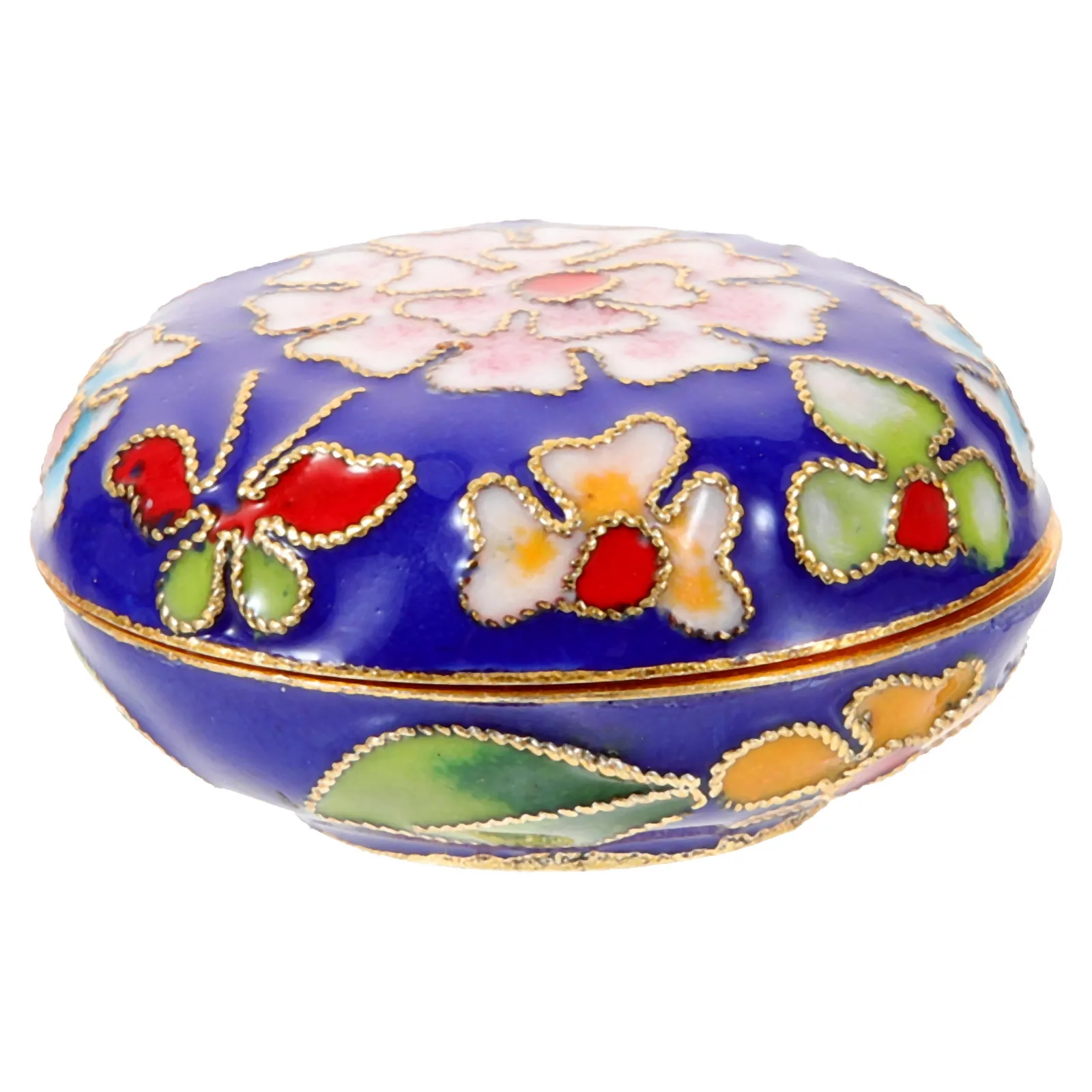 

Enamel Jewelry Box Vintage Small Case For Earrings Rings Necklaces Storage Gift Packaging Powder Organizer Display Decor Bulk