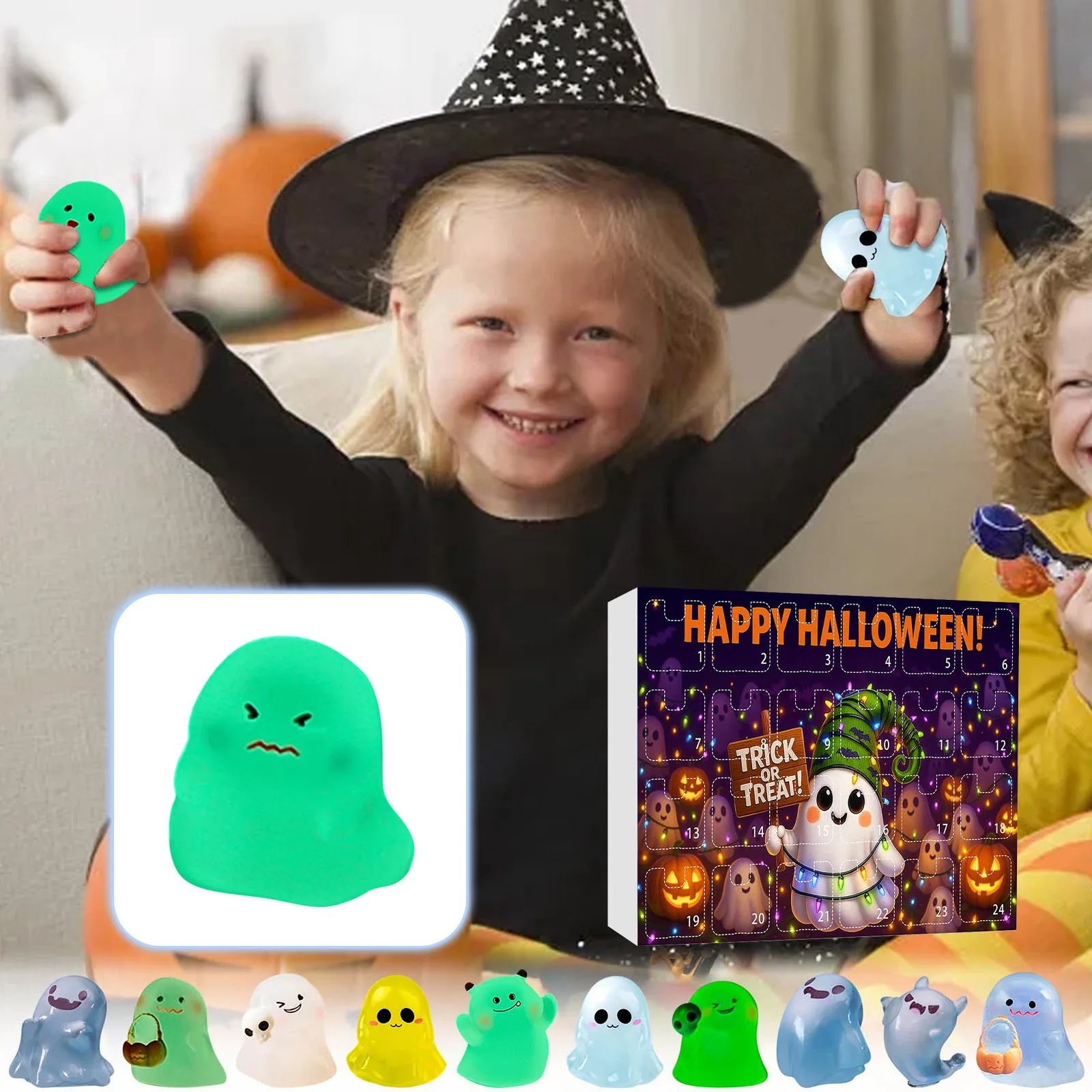 Kitchen Timer Cute Owl Glow In The Dark Halloween Advent Calendar Mystery Desktop Ornament Christmas Countdown Calendar Kids