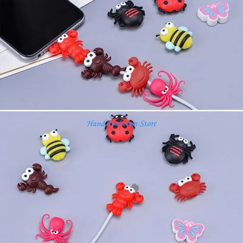 H37F Data Cable Protector Earphone Wire Cord for Protection Sleeve Charging Line Protective Cover for Smart Phones
