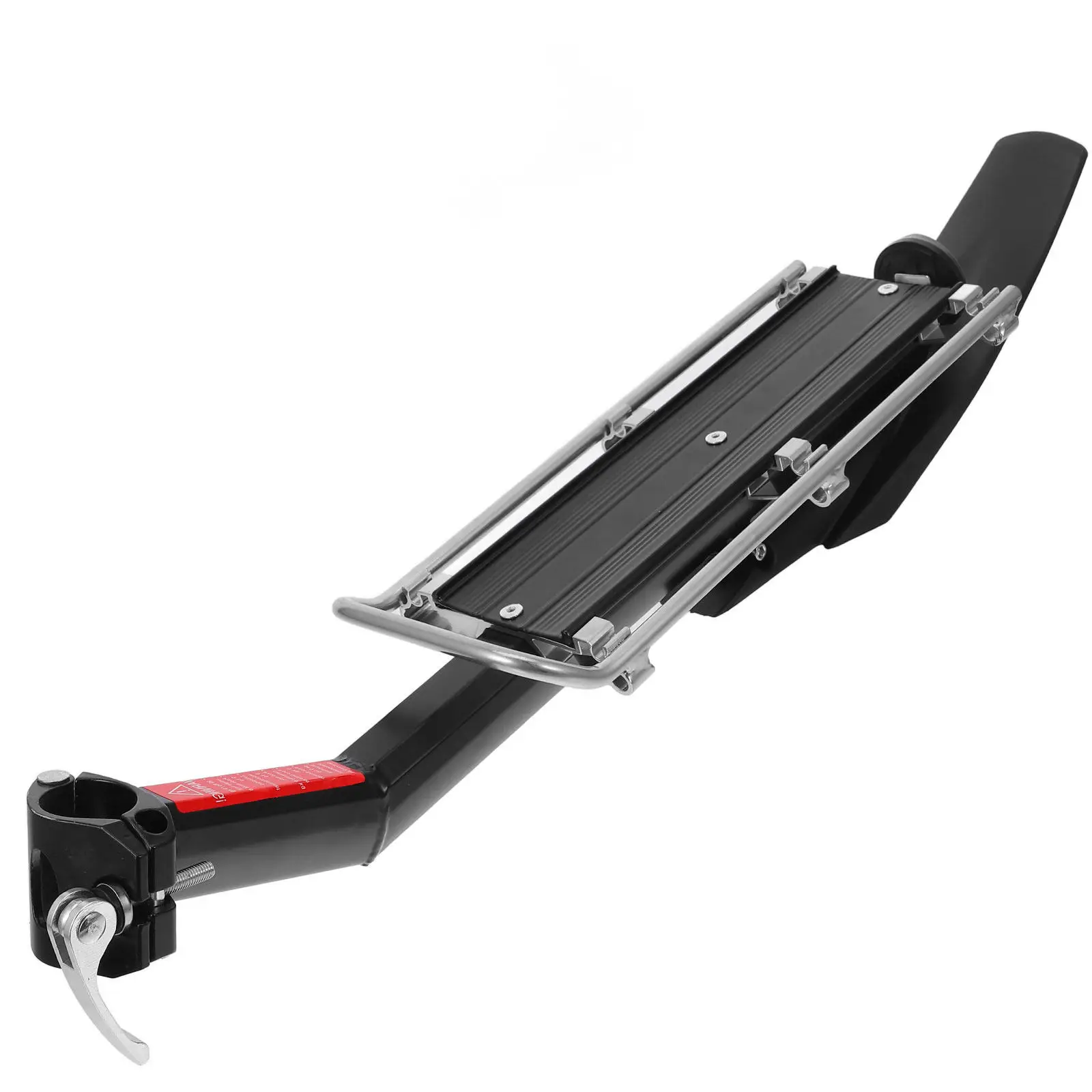 1Set Bike Rear Rack Aluminum Alloy Strong Lightweight Detachable Adjustable Bike Carrier Rack Multi-Function Convenient Cycling