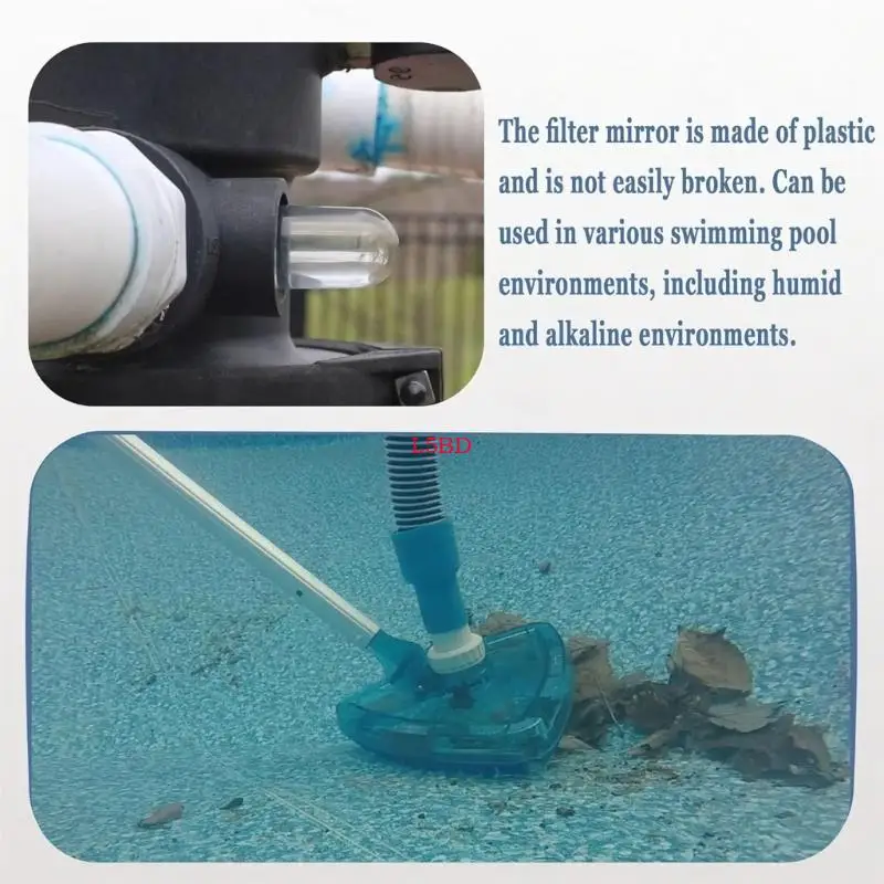 L5BD Clear Sight Glass Pool Component Plastic Pool Accessory Suitable for Pool