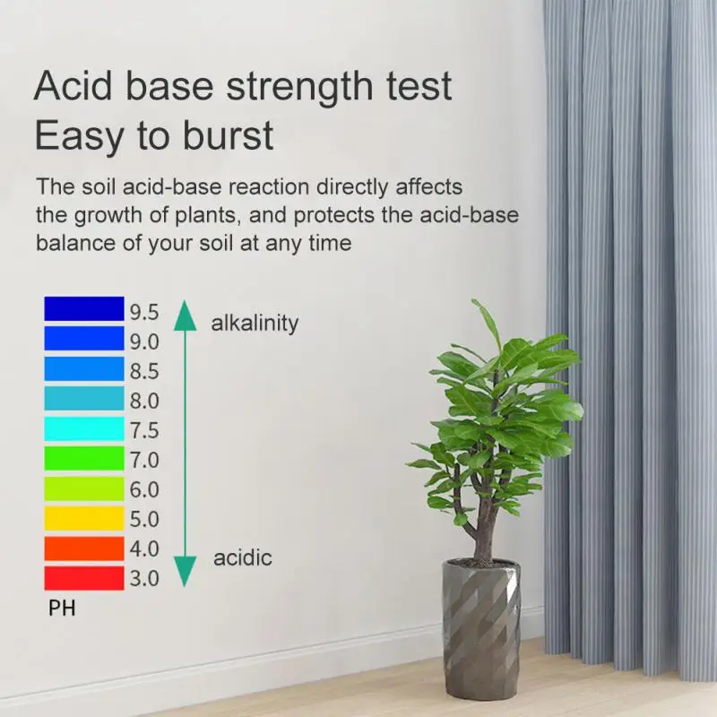 3 In1 Moisture Sunlight PH Meter Soil Water Acidity Humidity Light PH Test Garden Plants Flowers Moist Tester Testing Instrument