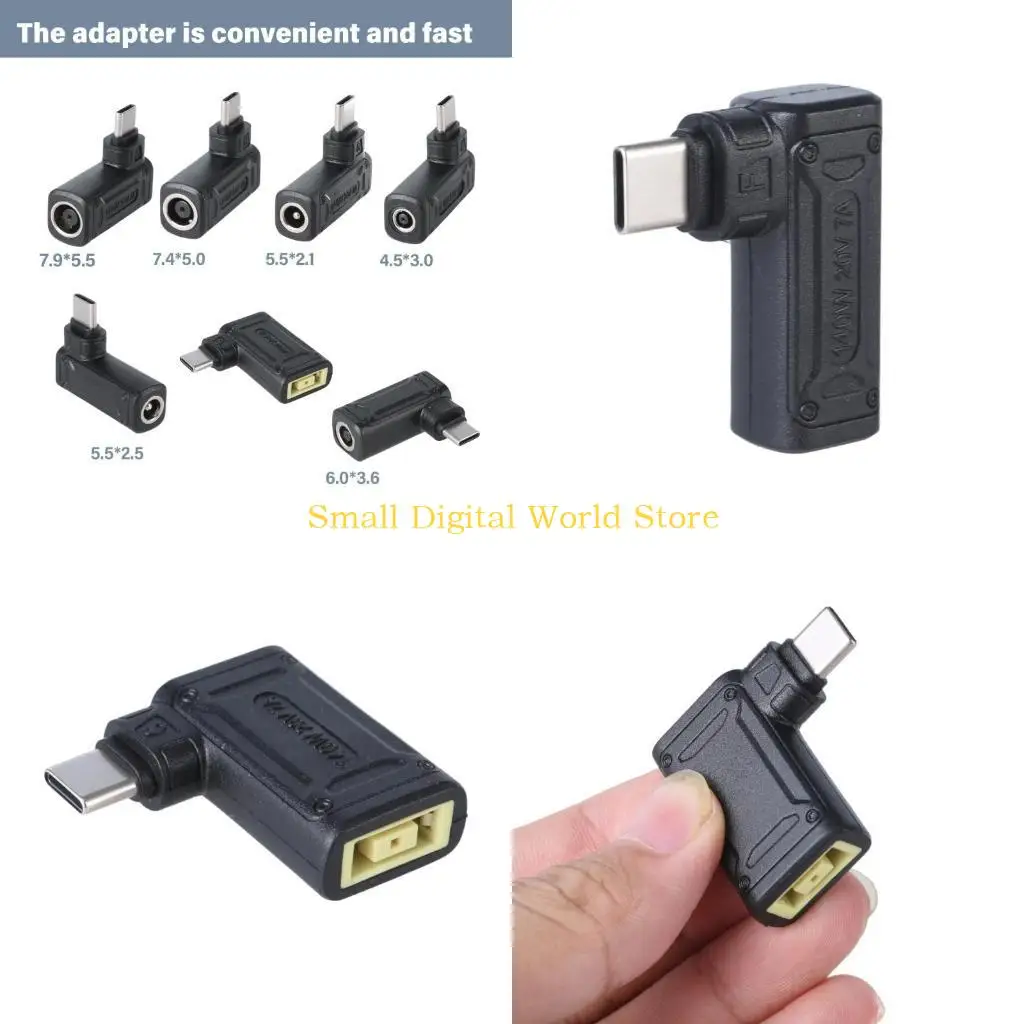 

77UB Эффективный и мощный адаптер PD-преобразователя типа C мощностью 140 Вт, головка для быстрой зарядки для планшетов, и