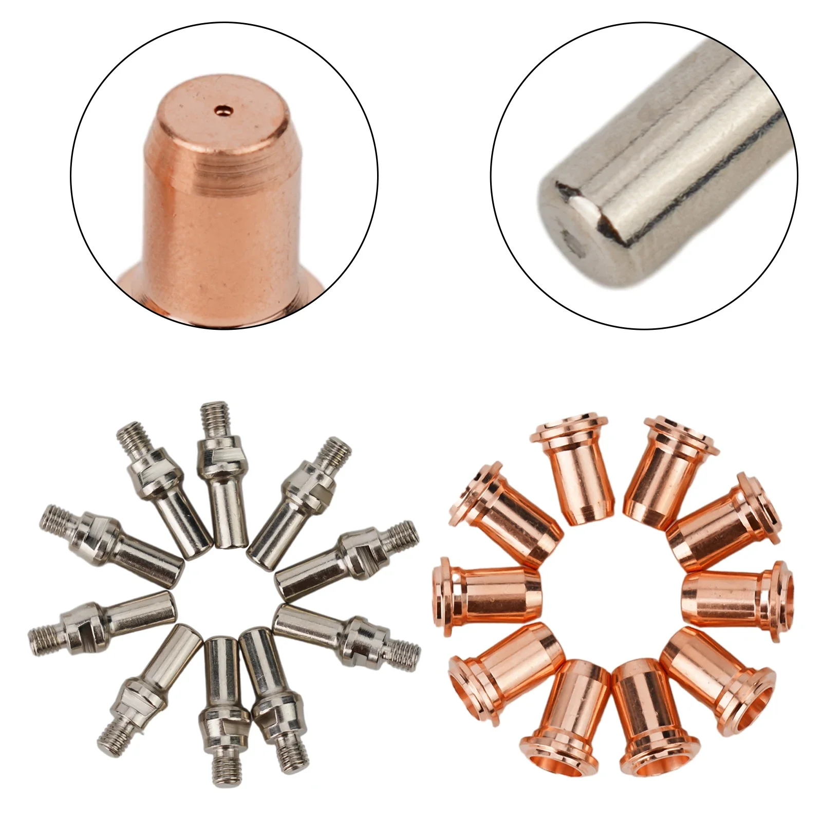 Welding Torch Plasma Electrodes Cutting Nozzles 1.0mm 40-50A 51313 Nozzle 52582 Electrode Stable New Practical