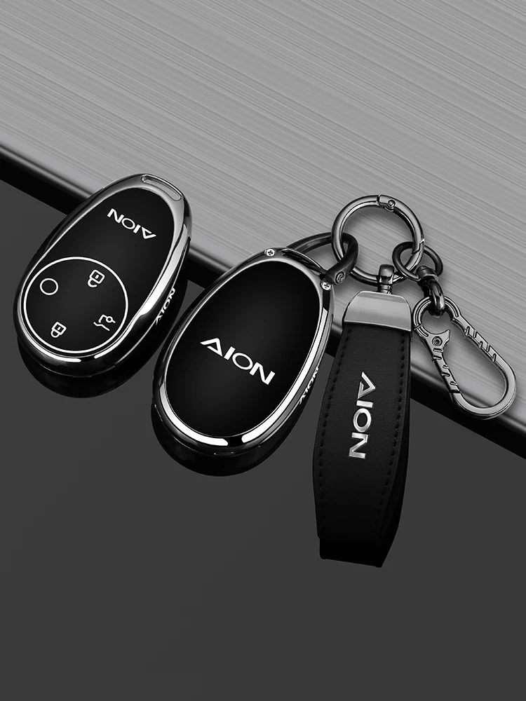 Schutzhülle für Autoschlüssel, passend für AION V UT, AION Y Plus, I60, N60, aus Zinklegierung, vollständige Abdeckung, kratzfest, stoßfest, Autozubehör. – Detail 1