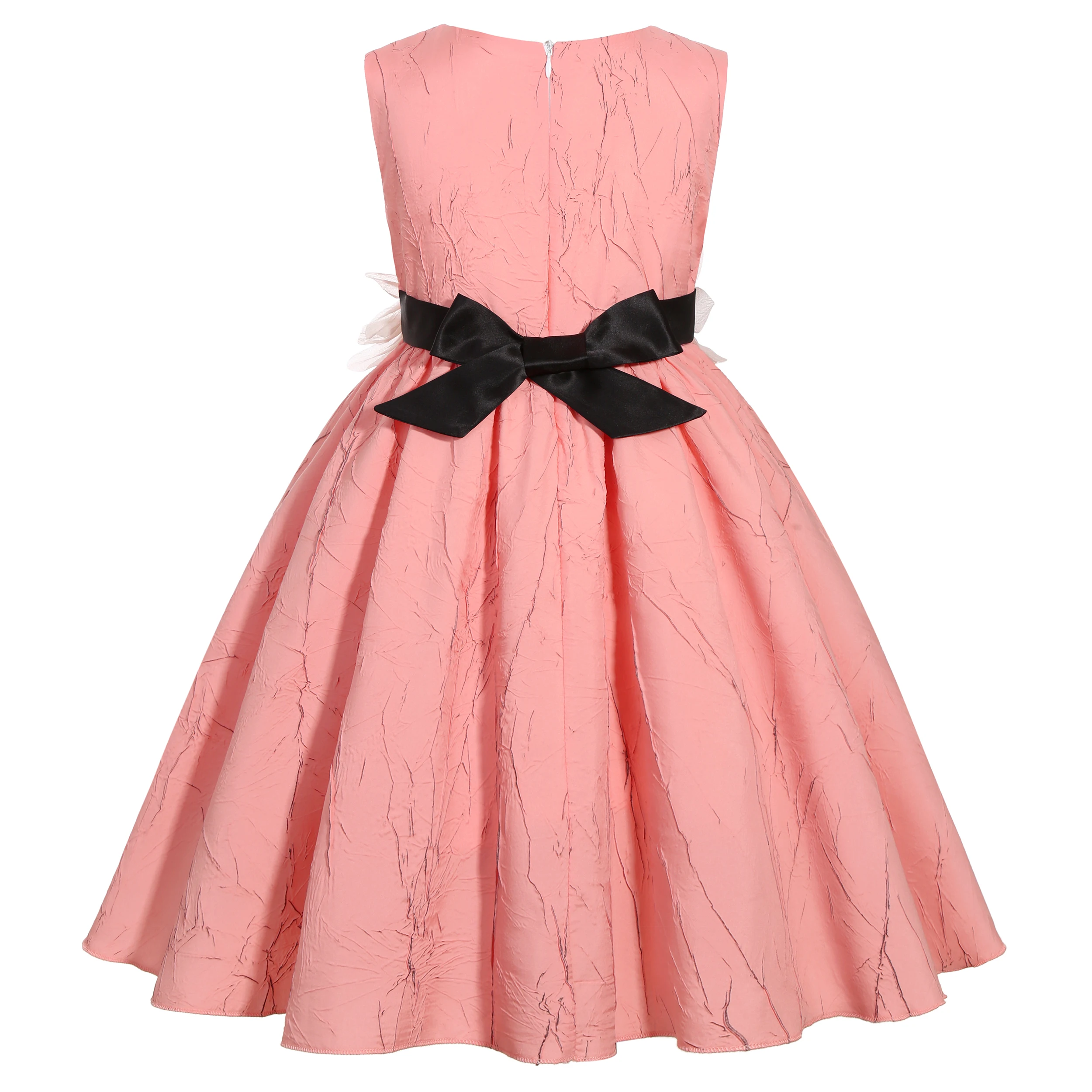 Cross-Border Foreign Trade Children's Hot New Princess Sleeveless Fashion Flower Evening Dress Flower Girl Modeling Runway Dress