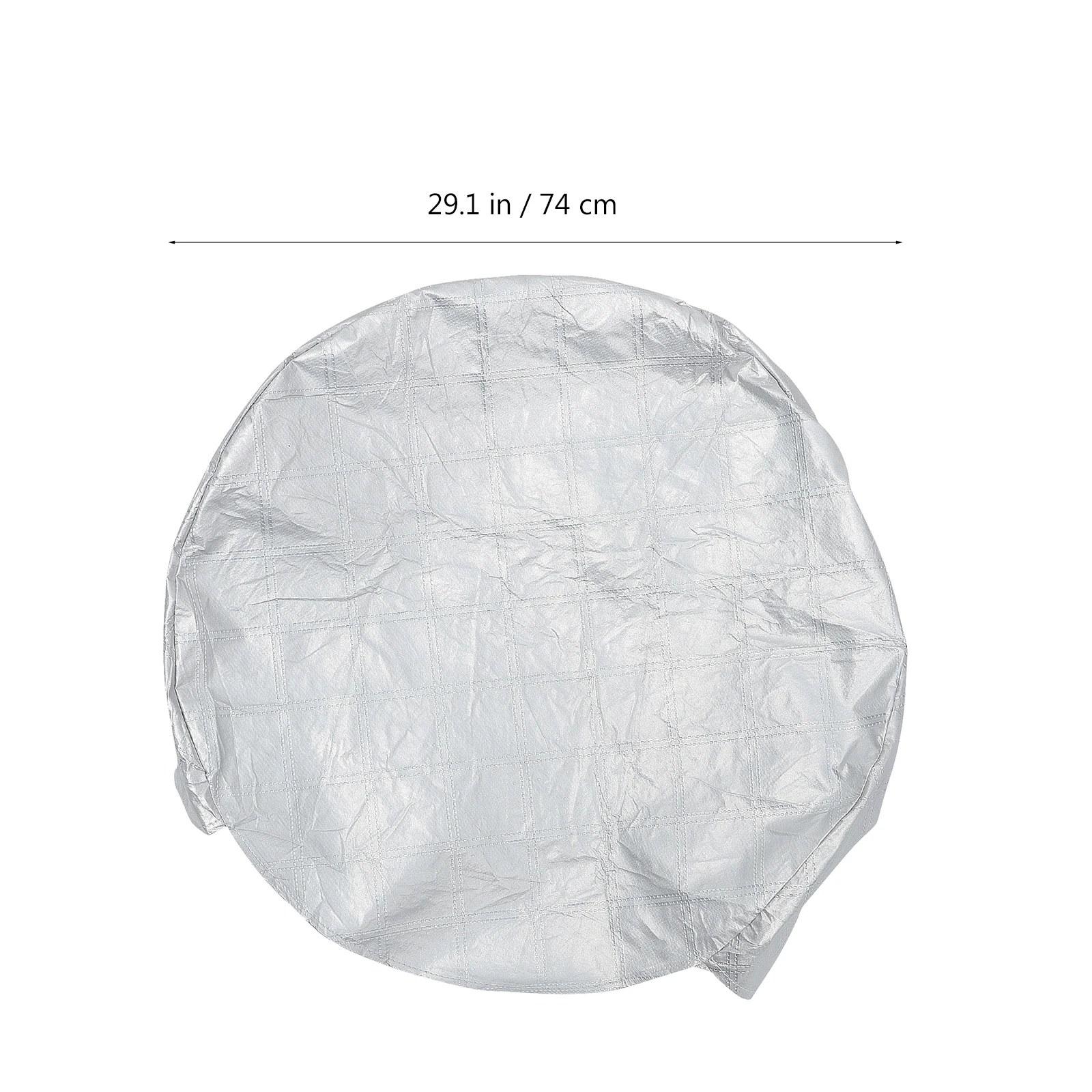 

4 Pcs Hub Tire Cover Travel Tires Trailer Aluminum Foil Cotton Wheel Protection