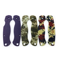1Pair Folding Knife Shell for Spyde Paramilitary 2 C81 Para 2, Grips, G10 Handle Cover, Scale Slabs Grips