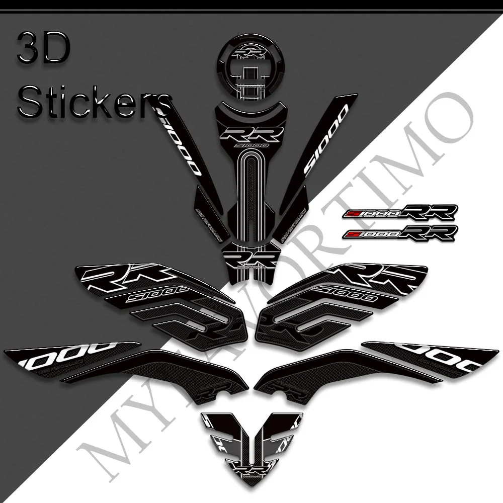 Motorcycle Tank Knee Pad Side Grips Gas Fuel Oil Protection Stickers For BMW S1000RR S 1000 RR S1000 M M1000RR Wind Deflector
