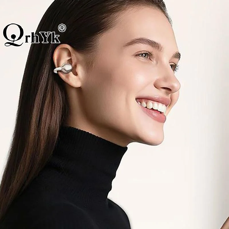 Wireless Open Ear Earclip ENC Earphones Bluetooth 5.4 HD Call Touch Earphones Suitable For All Smartphones