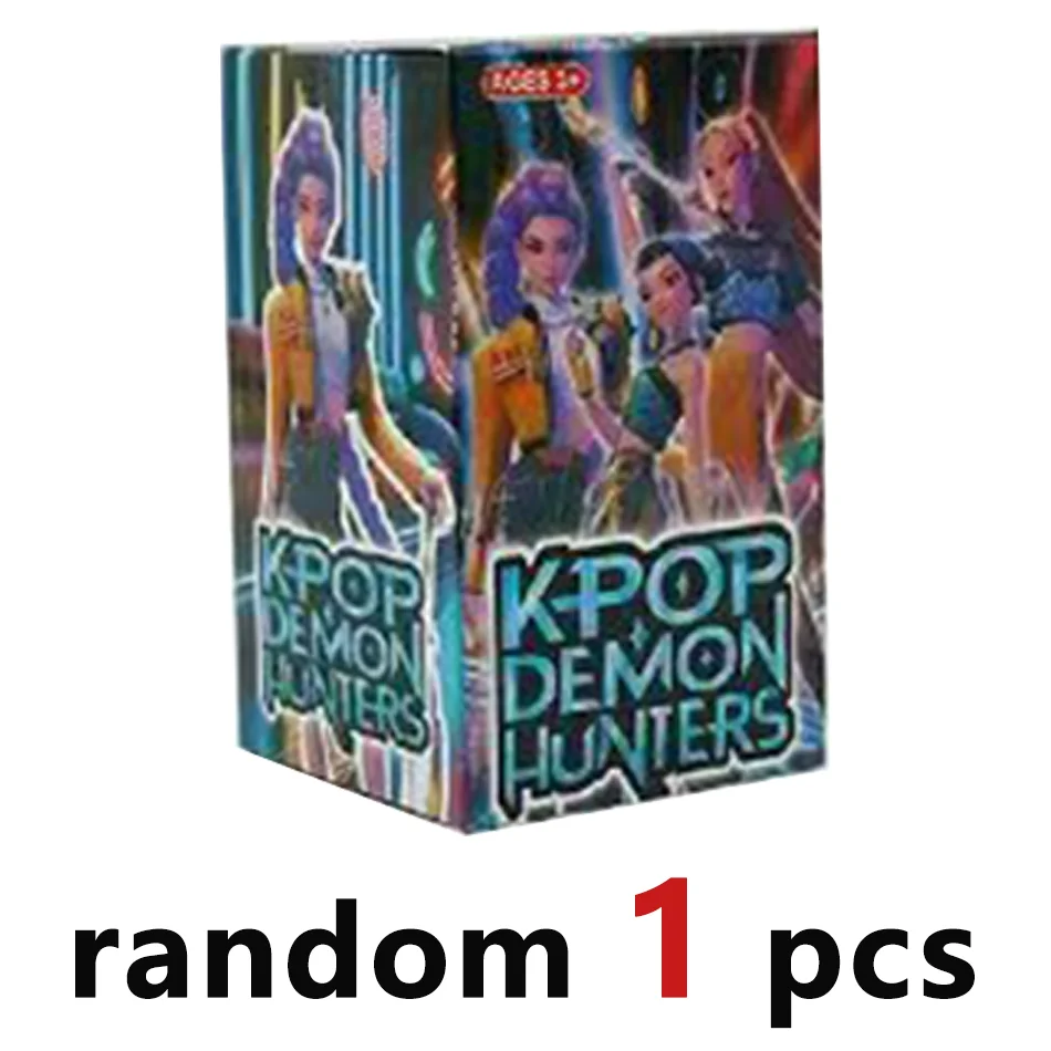 Hto Anime Demon Hunters blind box Demon Hunters Rumi Mira Zoey Tiger Toy Desk Decoration Statues Ornament Kid Christmas Gifts