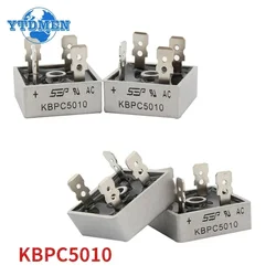 1/2/5pcs Bridge Rectifiers KBPC5010 50A 1000V Diode Bridge Rectifier Electronics Kit