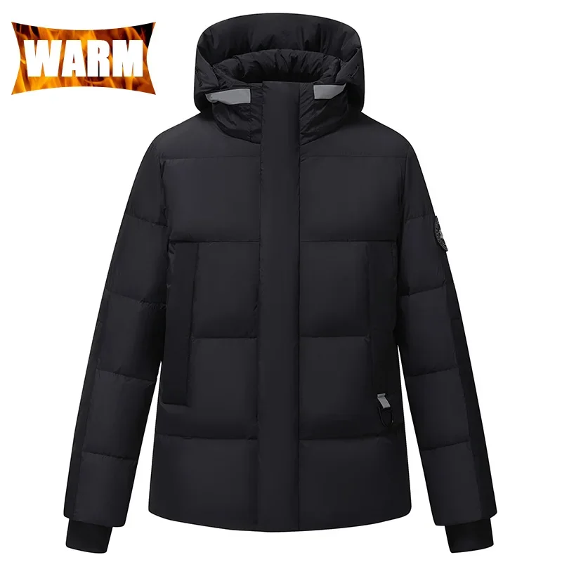 Winter Down Jacket Women Windbreaker Jacket Unisex Down Coat Warm Parka Fashion Hooded Thick Winter Coat Casual Men Winter Coats